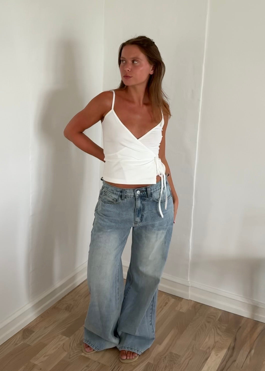 Tilde Wrap Top