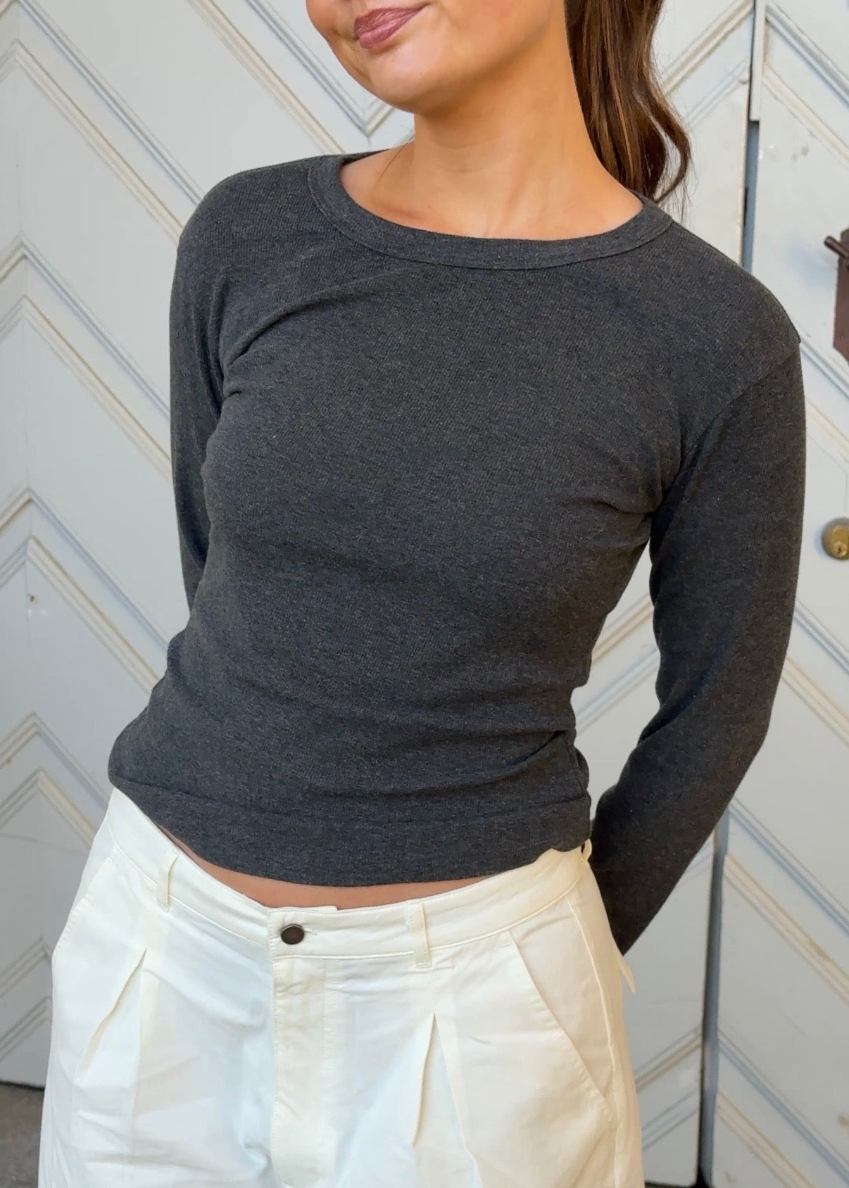 Ellen Langærmet T-shirt