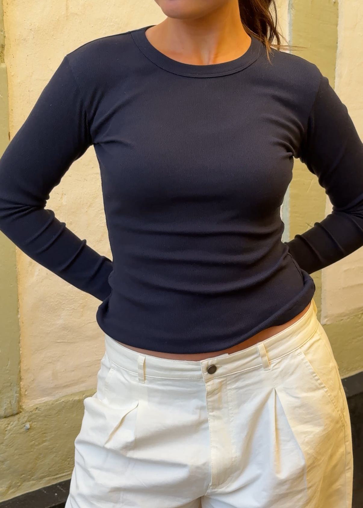 Ellen Langærmet T-shirt