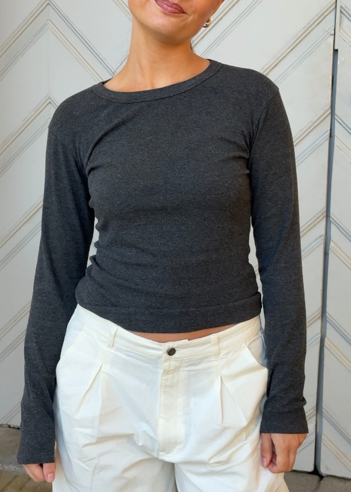 Ellen Langærmet T-shirt